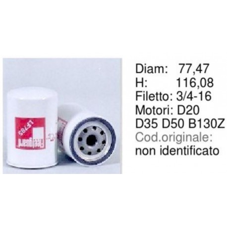 FILTRO OLIO (WIX 51034) FLEETGUARD LF785